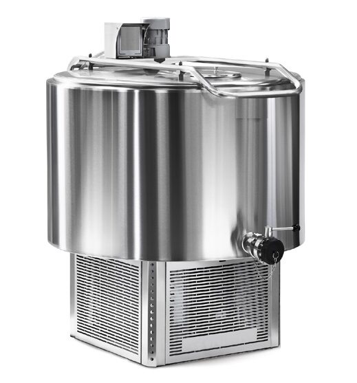 ss round milk chiller